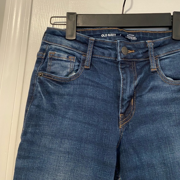 Old Navy Size 2 High Rise Rockstar Skinny Stretch Medium Wash Denim Jeans - Picture 4 of 11